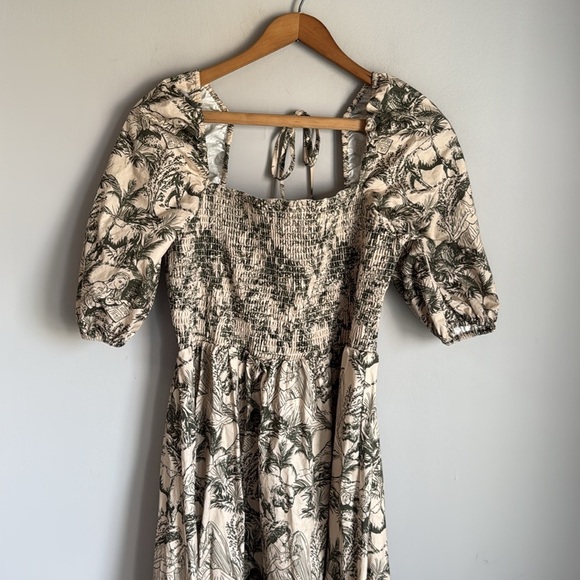 PARAISO BY STACY OLIVE GREEN PSALMS 92 DRESS LARGE - Picture 3 of 13